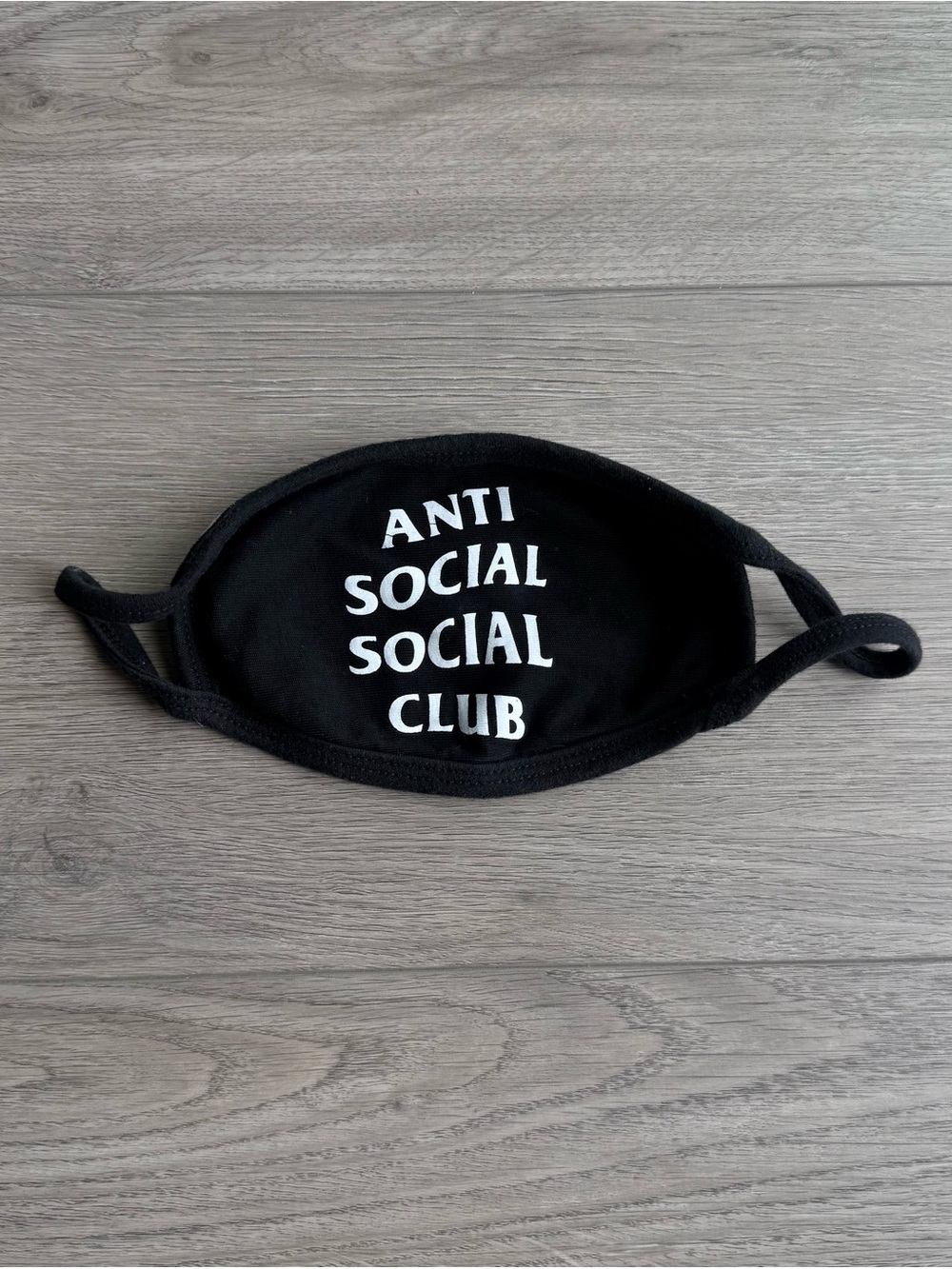 Anti Social Social Club Black Logo Face Mask